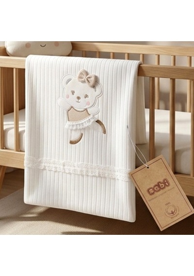 Sebi Bebe Bebek Battaniye 4153 Ekru