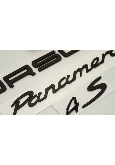 Porsche Panamera 4S Bagaj 3M 3D Abs Yazı Logo Amblem Seti (549167409)