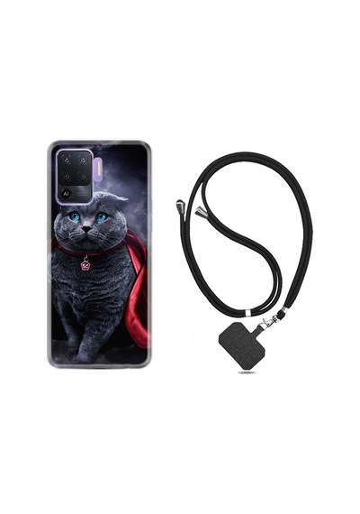 Oppo Reno 5 Lite Kılıf Boyun Askılı Super Cat 1666