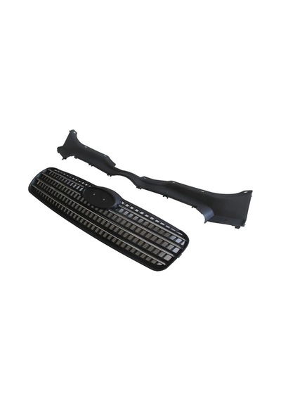 Hyundai Accent Era 2006-2009 Ön Panjur Siyah Nikelaj Çıtalı Üst Bağlantı Braketli Oem No:863601e0