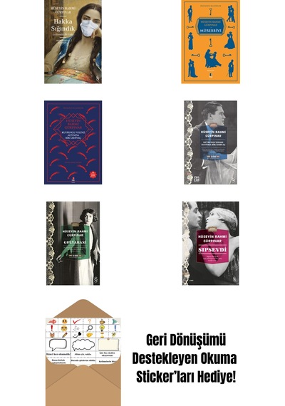Hüseyin Rahmi Gürpınar 6 Kitap Set + Okuma Sticker'ları