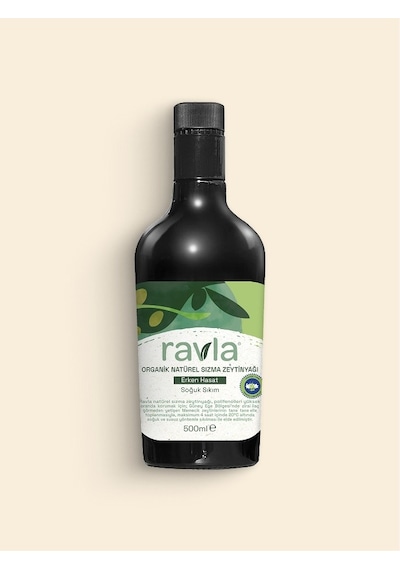 Ravla Organik Erken Hasat Zeytinyağı İçimlik 500ml