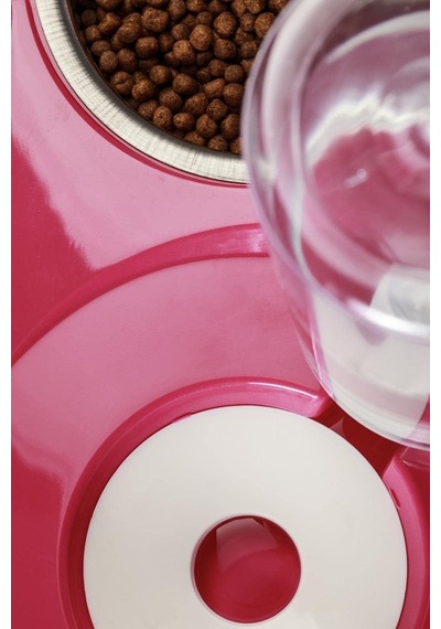 Hazneli Kedi-köpek Mama Ve Su Kabı Seti 1000ml Sarı