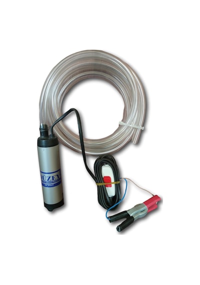 24 Volt Mini Dalgıç Sıvı Aktarma Pompası+hortum Seti Su,süt,yağ
