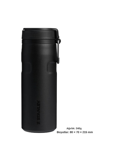 Stanley The Iceflow Twist Flip 0.47 L Çelik Termos Siyah