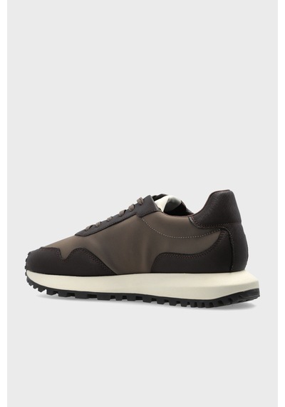 Emporio Armani Logolu Sneaker Ayakkabı Erkek Ayakkabı Em003738 Af19532 M6492 Kahve