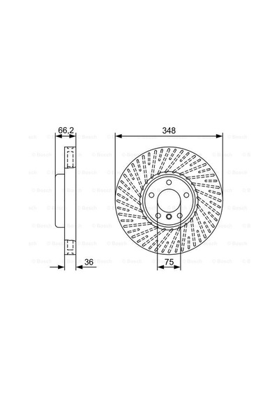 Bmw 5 F10 535D 3.0 2010-2016 Bosch Ön Disk 2 Adet N11.435