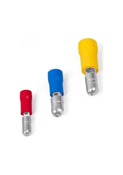 Tbe-1040 0.5-1.5mm2 İzoleli Soket Tipi Erkek Terminal Kablo Ucu Kırmızı 100 Adet