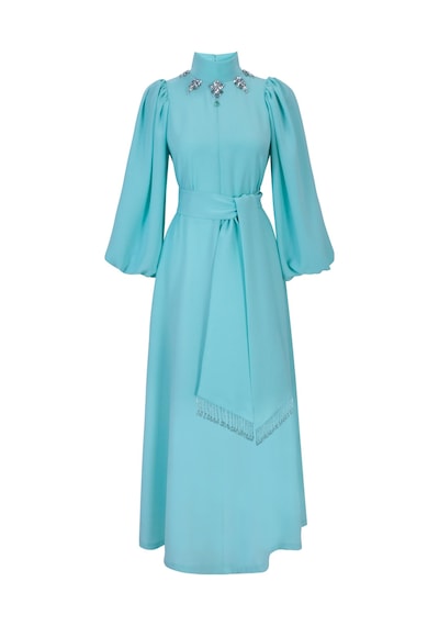 Senna Laura Dress Aqua Aqua