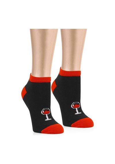 Ozzy Socks 5 Çift Eğlenceli Desenler Kadın Patik Çorap Ozzyp005 Renklı