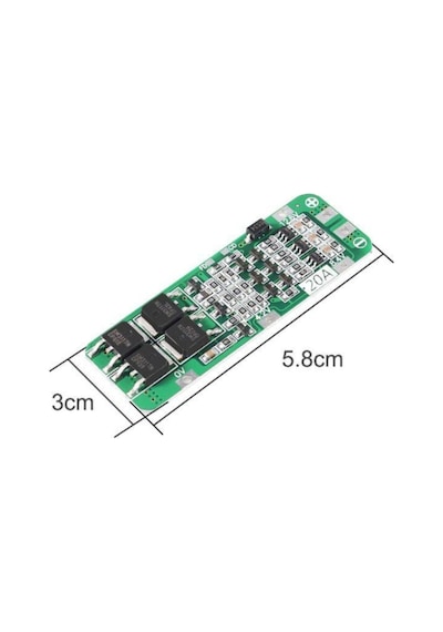 3s 20a 12,6v Bms Koruma Kartı Lityum Batarya 18650 Li-ion Lipo Protection Module
