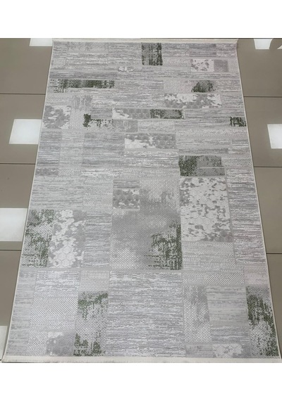 Padişah Halı Sümela 79477 040 Serisi Akrilik Salon Oturma Yatak Odası Halısı Gri - Yeşil
