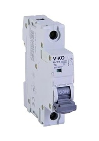 6vtb-1b06 Otomatik Sigorta 6ka B Tipi 1 Kutup 06a