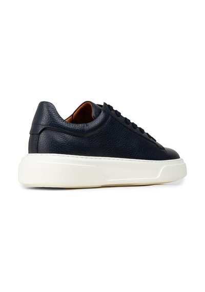 Deery Erkek Hakiki Deri Lacivert Sneaker Ayakkabı - 04651mlcve01