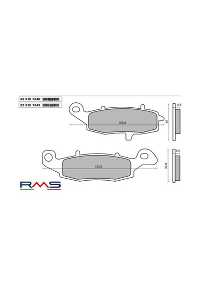 Kawasakı Er-5 Ön Fren Balata Rms