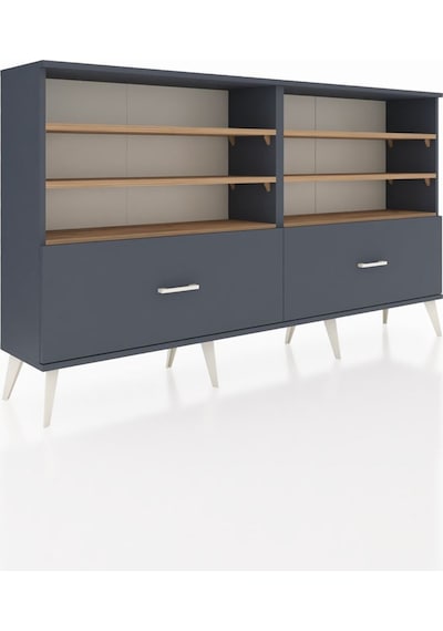 Arges Konsol 6 Raflı 2 Çekmeceli 176x30x99 Antrasit-çam/antrasit Atlas Çam/antrasıt - Antrasıt Arges Konsol 6 Raflı 2 Çekmeceli 176x30x99 Antrasit-çam/antrasit Atlas Çam/antrasıt - Antrasıt