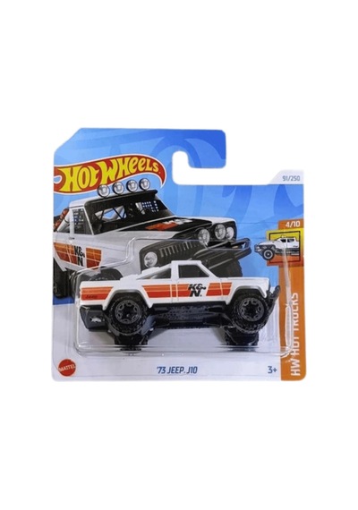 Hot Wheels '73 Jeep J10 - Hw Hot Trucks 1/64 Diecast Model Araba Çok Renkli