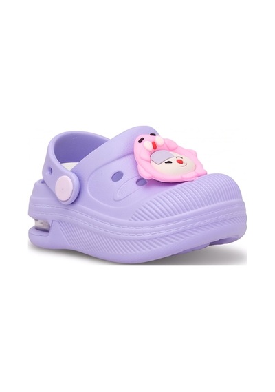 Elit Mys2316 Bebe-patik Çocuk Emojili Işıklı Sabo Terlik Lila