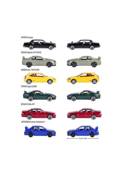 Majorette Japan Serisi Premium Araçlar - Mitsubishi Lancer Evolution 9 2100000