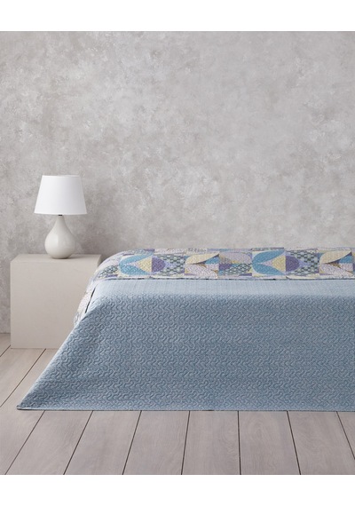 English Home Patch Square Çift Kişilik Çok Amaçlı Örtü 200x220 Cm Yeşil Yeşil