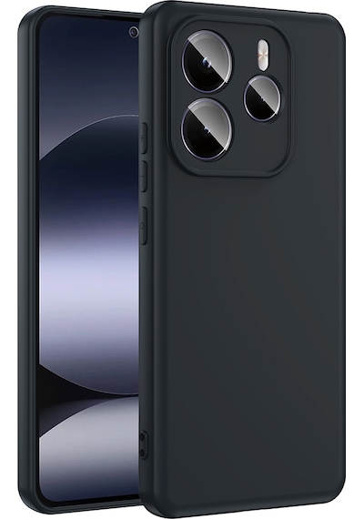 Xiaomi Redmi Note 14 5g Kılıf Zore Mara Lansman Kapak Siyah