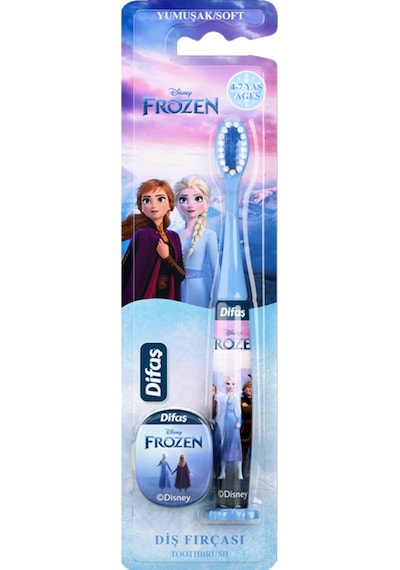 Difaş Frozen Diş Fırçası 4-7 Yaş 4 Adet