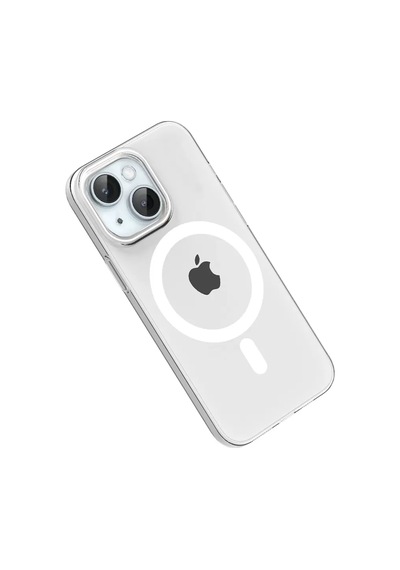 Joko Apple iPhone Uyumlu  14 Uyumlu Pc Blank Magsafe Kapak - Şeffaf