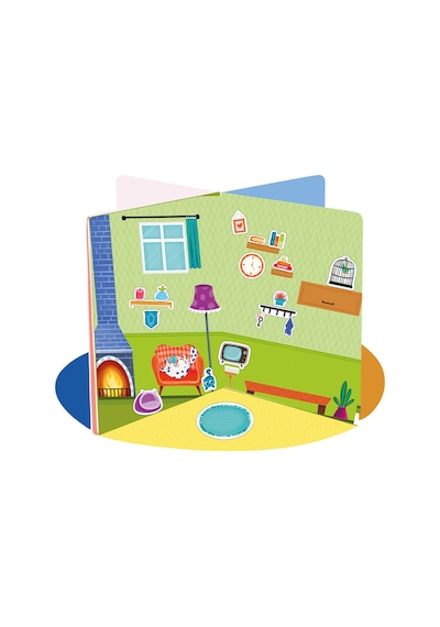 3 Boyutlu Stickerlı Oyun Evim