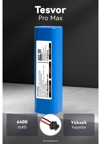 Tesvor Pro Max 6400mah Robot Süpürge Bataryası K.k