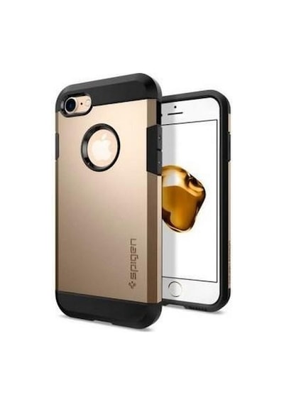 Spigen Apple Uyumlu iPhone 7 İle Kılıf Tough Armor Champagne Gold