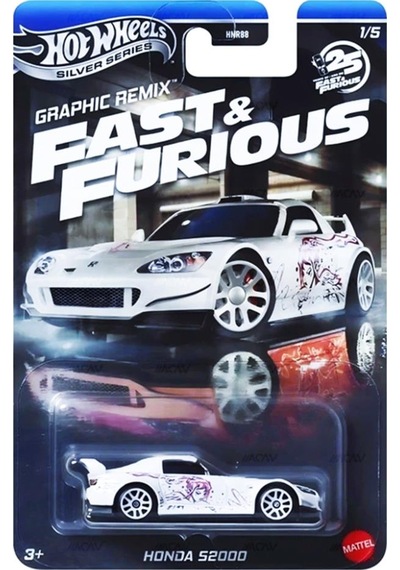 Hot Wheels Silver Series Fast & Furious Honda S2000 Hnr88 Jby44 Çok Renkli