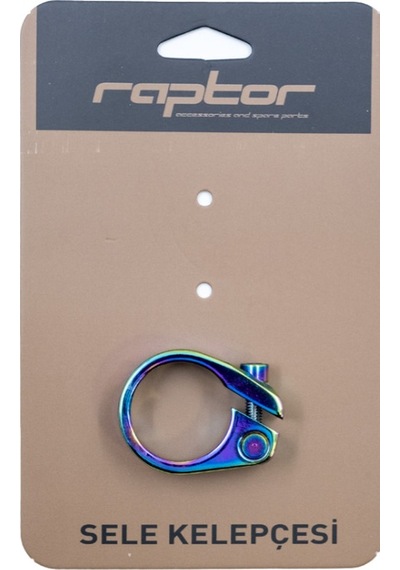 Raptor - Yx-115 - Sele Kelepçesi 28,6 - Oil Slick Çok Renkli