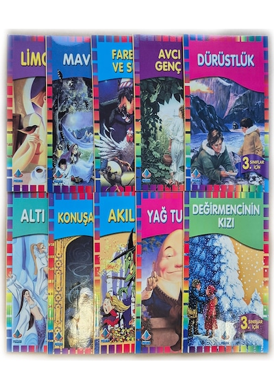 2. 3. 4. Sınıflar İçin Görselli -simli Çocuk Hikaye Öykü Kitapları 40 Kitap - Her Kitap 64 Sayfa