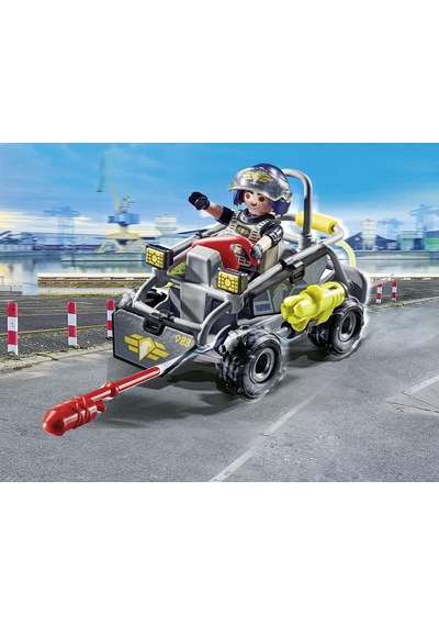 City Action 71147 Swat-multi-terrain-quad, Dönüştürülebilir Sek Sürat Teknesi, 5 Yaş Ve Üzeri Ç Standart