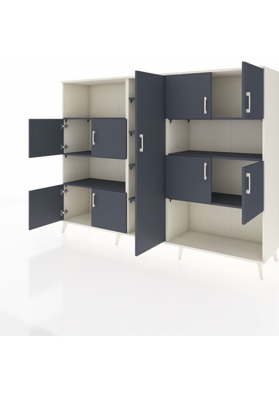 Hyperion Dolap 10 Raflı 9 Kapaklı 220x44x163 Aytaşı-antrasit Aytaşı-antrasit Hyperion Dolap 10 Raflı 9 Kapaklı 220x44x163 Aytaşı-antrasit Aytaşı-antrasit