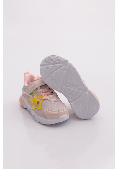 Marco Kids 03-26y315 Çocuk Patik Işıklı Spor Ayakkabı Pembe