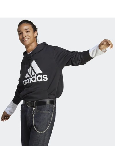 Adidas M Bl Ft Hd Erkek Günlük Sweatshirts Ic9363 Siyah 001