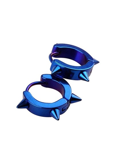 Çivili Geçmeli Unisex Erkek Kadın Çelik Küpe 3 MM 3 Renk Mse3