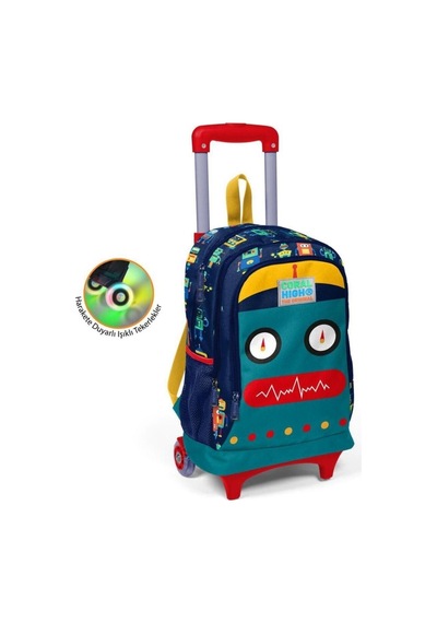 Lacivert Civit Robot Çok Renkli