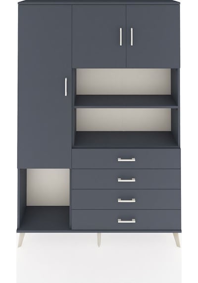 Arges Dolap 7 Raflı 4 Çekmeceli 3 Kapaklı 132x30x195 Antrasit-antrasit/antrasit Antrasıt/antrasıt Arges Dolap 7 Raflı 4 Çekmeceli 3 Kapaklı 132x30x195 Antrasit-antrasit/antrasit Antrasıt/antrasıt
