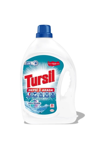 2145 Ml Hepsi Bir Arada Sıvı Çamaşır Deterjanı Yoğun Ferahlık