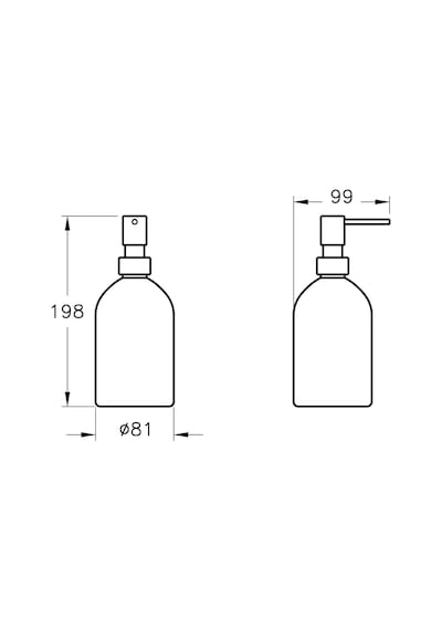 VitrA Origin Sıvı Sabunluk Fırçalı Nikel  A4489134