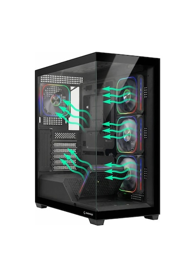 Rampage Sylon 750w 80 Plus Bronze Siyah 5 12cm Argb Fan Atx Mıd-t Akak0rmp0012