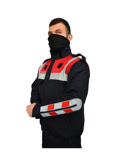 Mysia Outdoor Jandarma Asayiş Kışlık U Kol Mont Çok Renkli