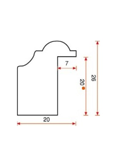 Nsp Amerikan Kapı Cam Çıtası Kavisli Ahşap 71Cm