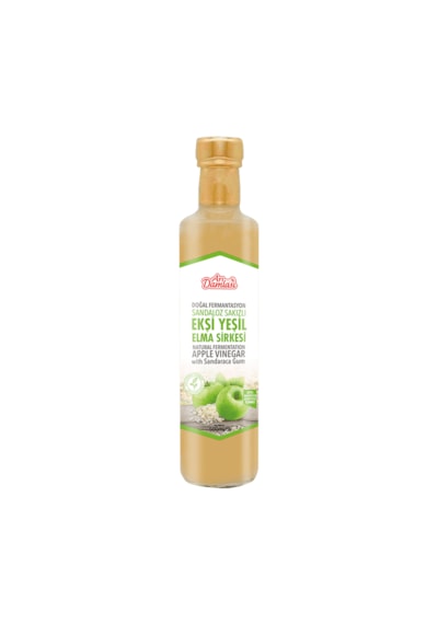 Arı Damlası Sandaloz Sakızlı Ekşi Yeşil Elma Sirkesi 500 ML