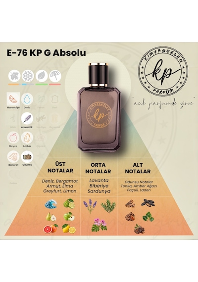 KP E-76 Erkek Parfüm EDP 50 ML