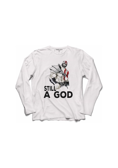 Kratos Stıll A God Trıbe Logo Uzun Kollu Tişört (518428173)