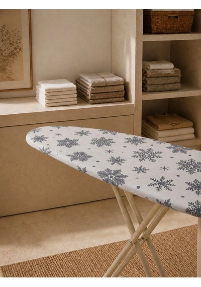 Pionny Keçeli Ütü Masası Kılıfı - 55x140 Cm - Snow Çok Renkli