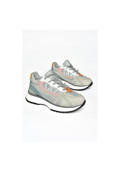 Fox Shoes R312511002 Gri Süet Kadın Spor Ayakkabı Sneakers Gri